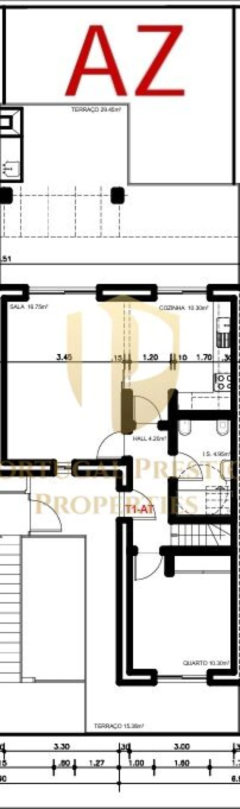 Apartamento T1 para Venda em Vila Nova de Cacela