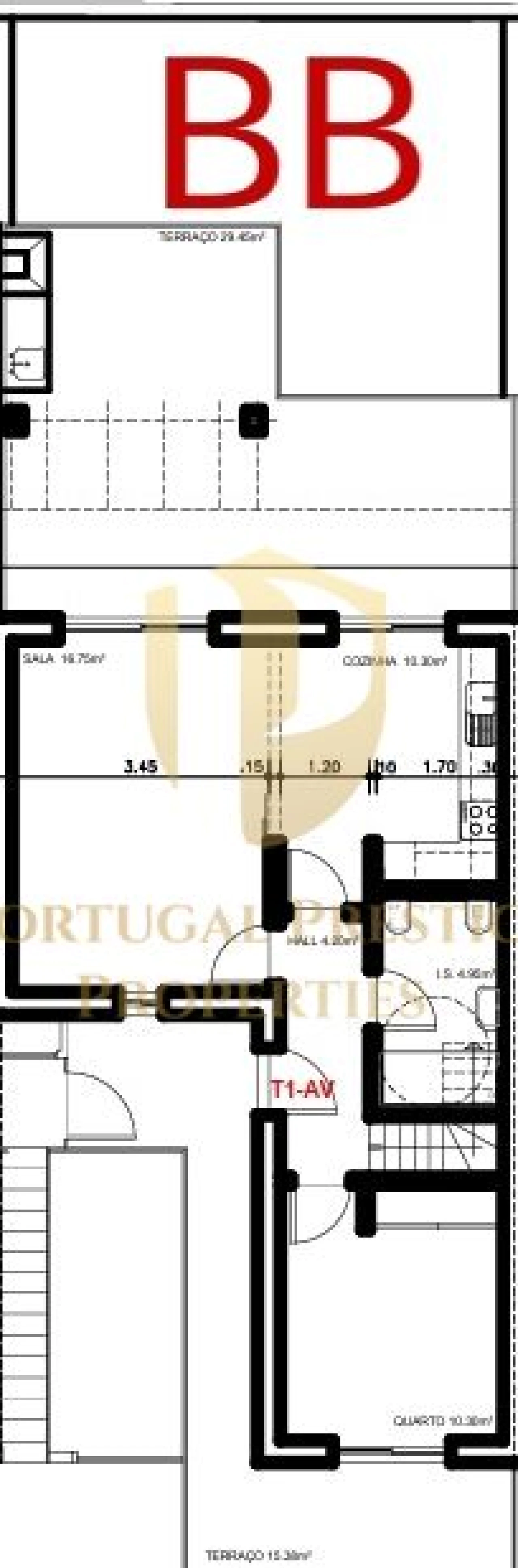 Apartamento T1 para Venda em Vila Nova de Cacela Foto 9