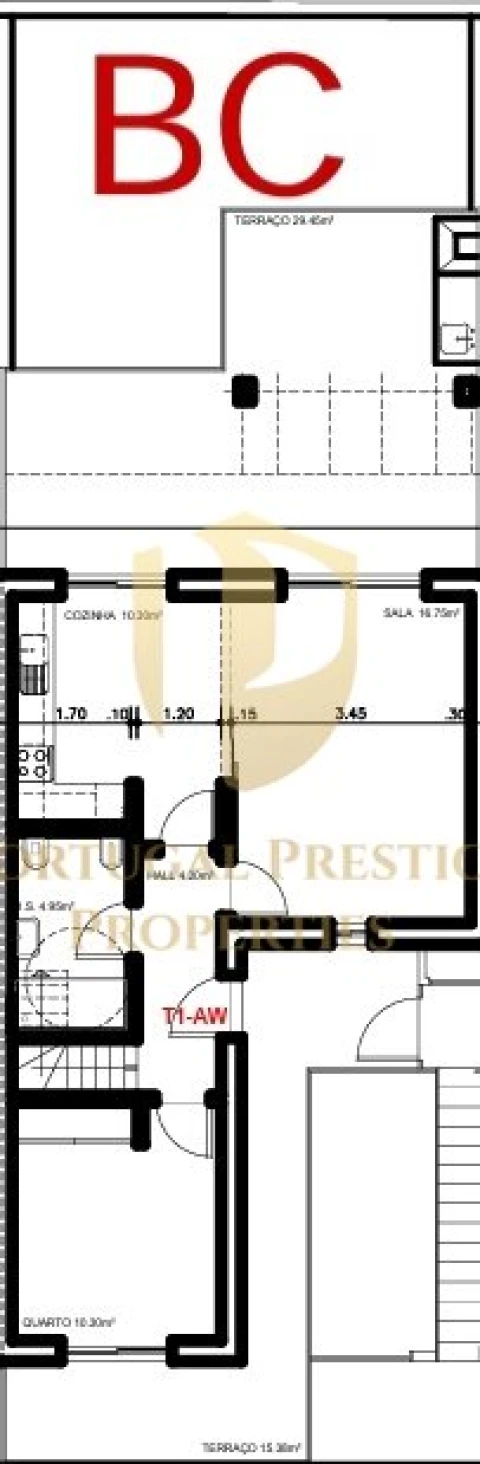Apartamento T1 para Venda em Vila Nova de Cacela