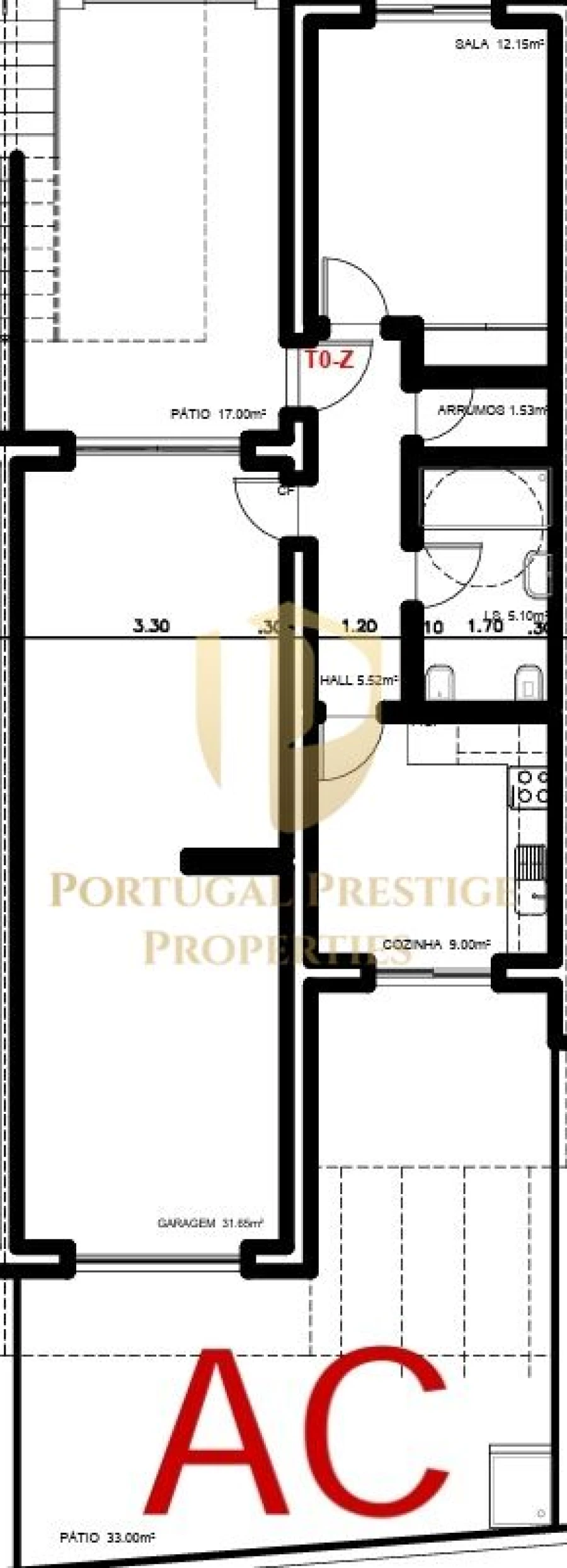 Apartamento T1 para Venda em Vila Nova de Cacela Foto 11
