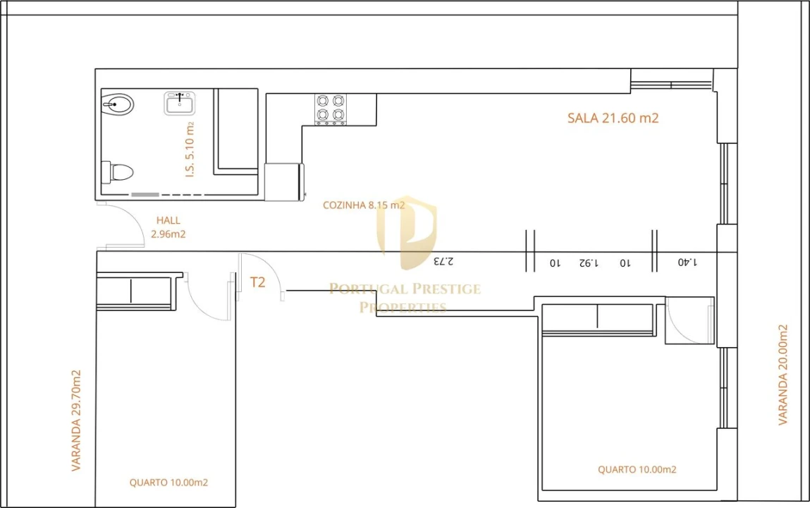 Apartamento T2 para Venda em Monte Gordo Foto 3