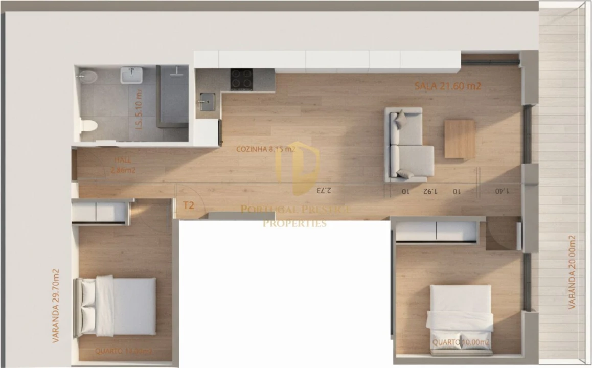 Apartamento T2 para Venda em Monte Gordo Foto 1