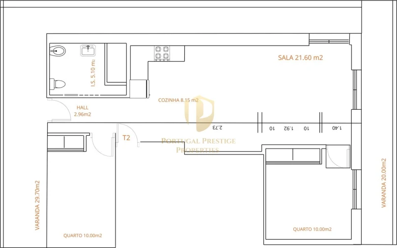Apartamento T2 para Venda em Monte Gordo Foto 3