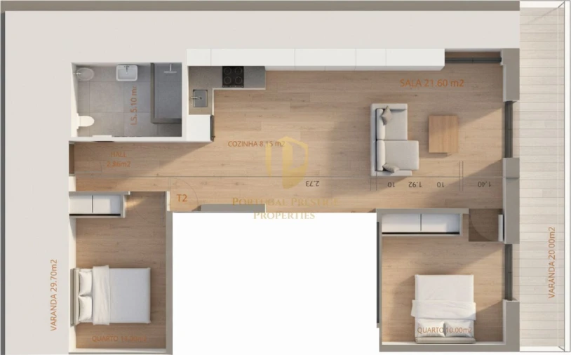 Apartamento T2 para Venda em Monte Gordo Foto 1
