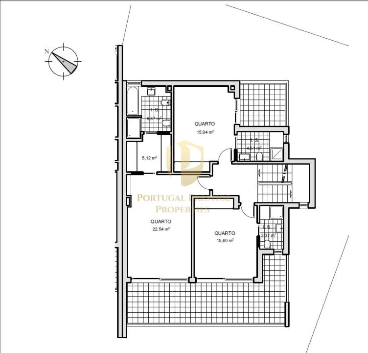 Moradia T3 para Venda em Santa Barbara de Nexe Foto 20