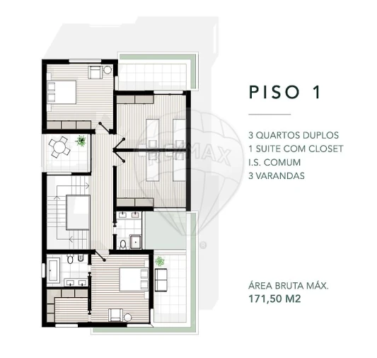 Quinta T4 para Venda em Tavarede Foto 46