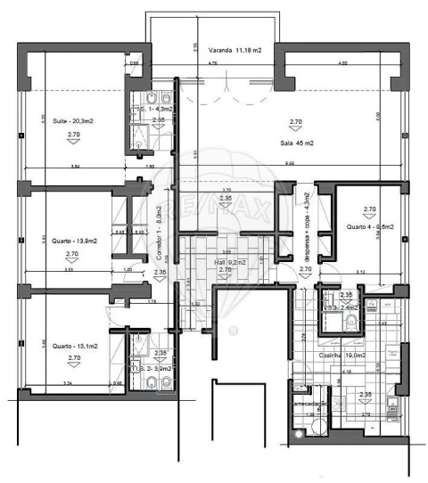 Apartamento T4 para Venda em Alvalade