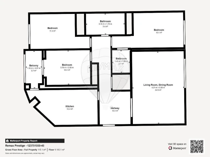 Apartamento T3 para Venda em São Francisco Foto 27