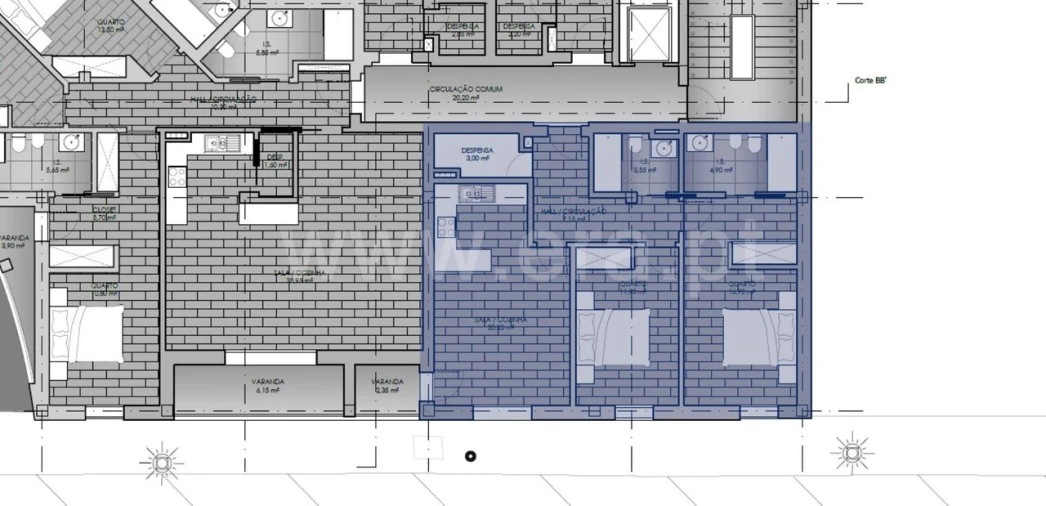 Apartamento T2 para Venda em Tortosendo Foto 10