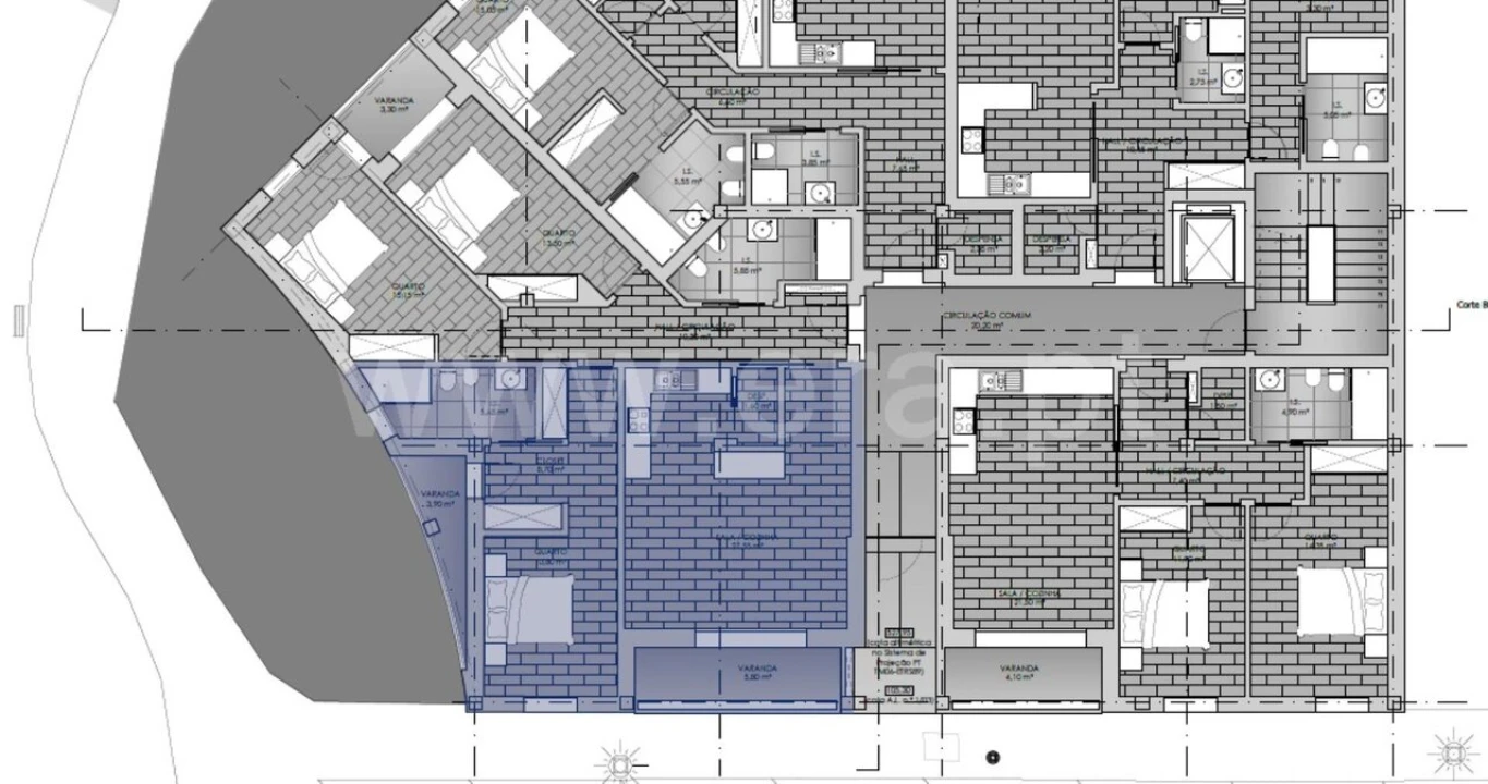 Apartamento T3 para Venda em Tortosendo Foto 12