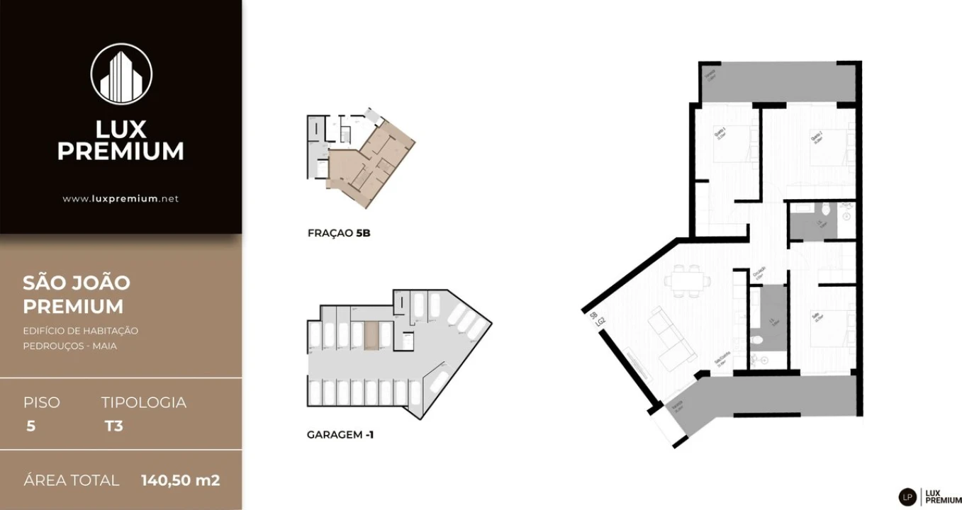 Apartamento T3 para Venda em Pedrouços Foto 13