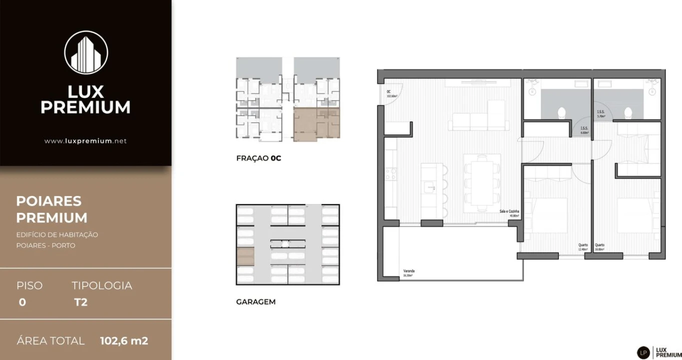 Apartamento T2 para Venda em Poiares (Santo Andre) Foto 9