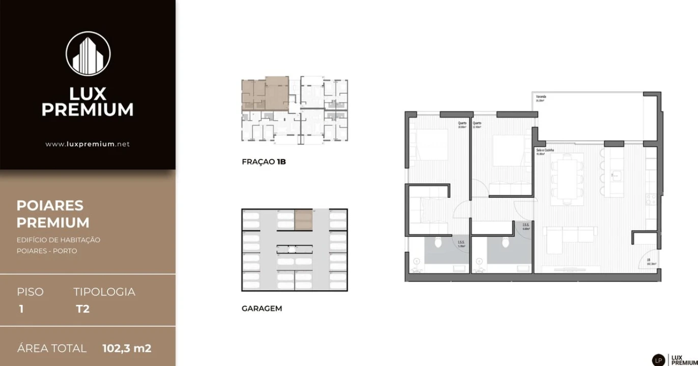 Apartamento T2 para Venda em Poiares (Santo Andre) Foto 9