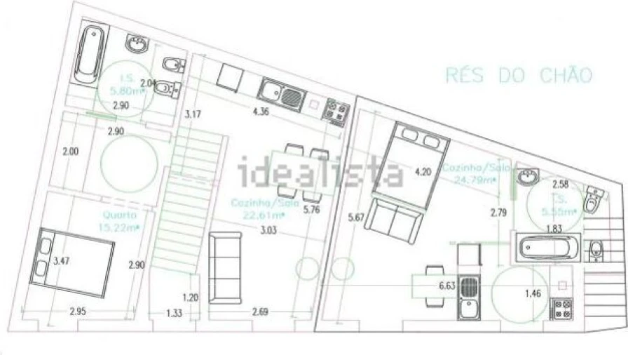 Moradia T2 para Venda em Tourais e Lajes Foto 17