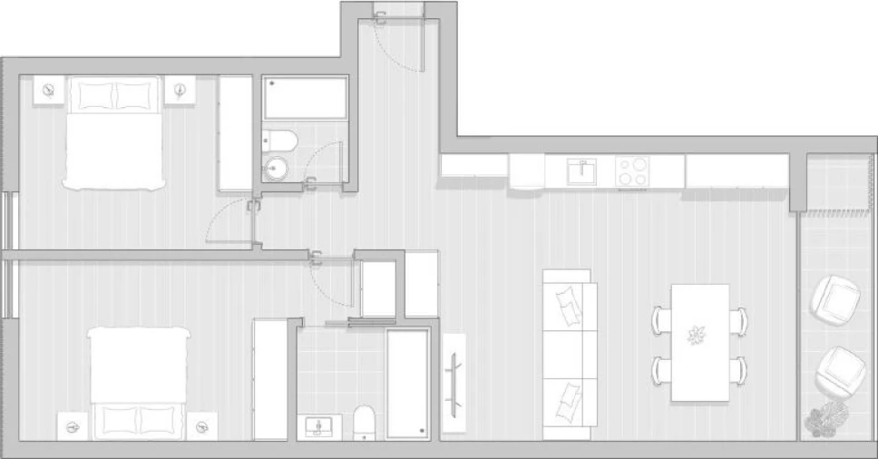 Apartamento T2 para Venda em Gafanha da Boa Hora Foto 7