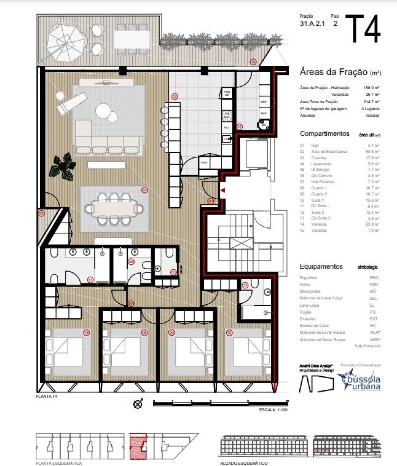 Apartamento T4 para Venda em Canidelo Foto 18
