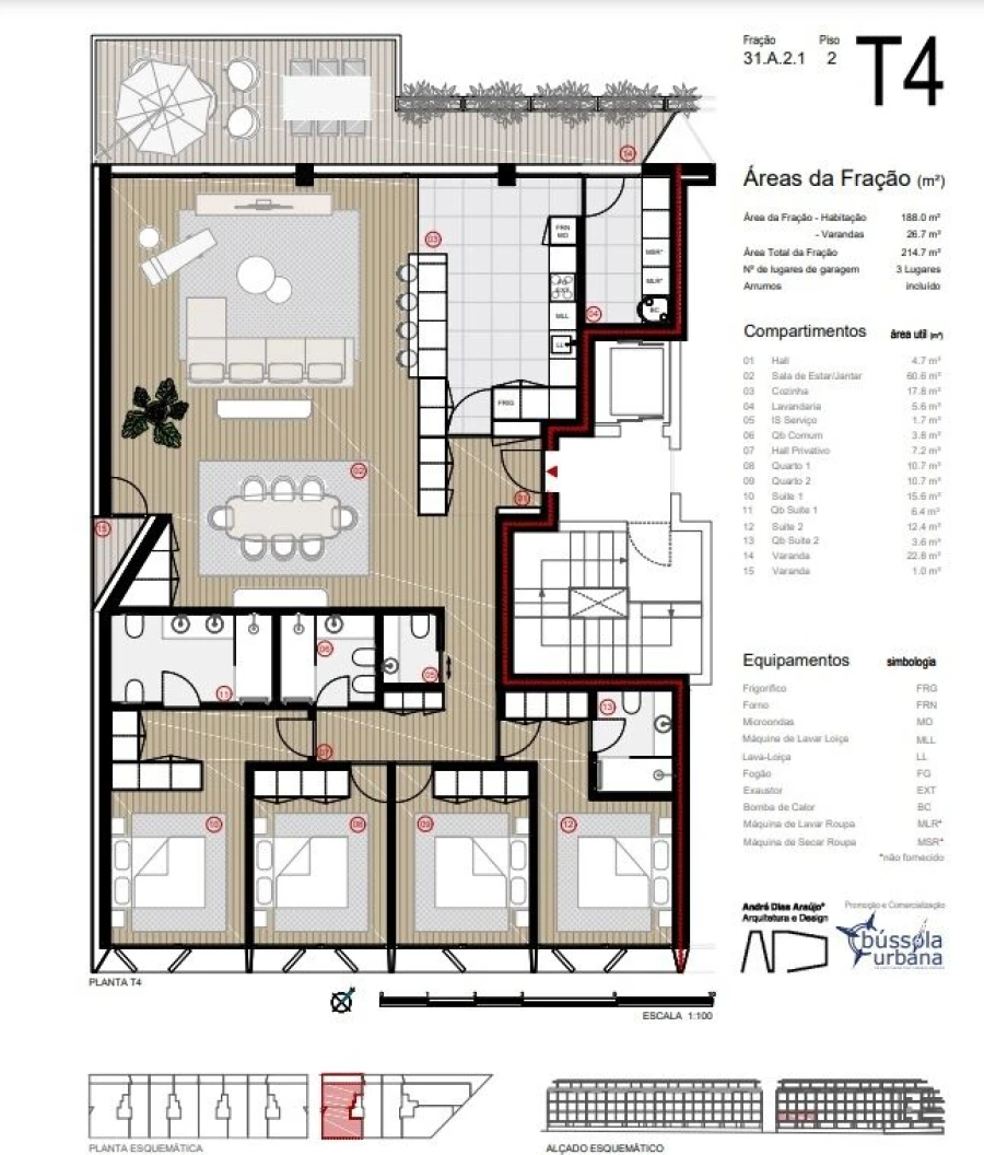 Apartamento T4 para Venda em Canidelo Foto 18
