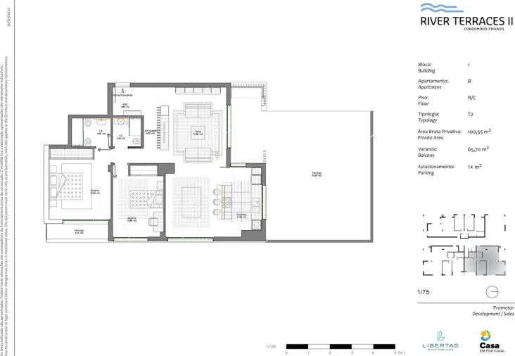 Apartamento T2 para Venda em Pombal Foto 5