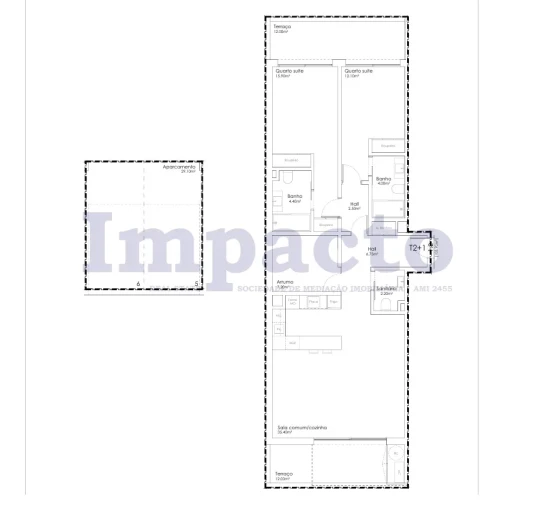 Apartamento T2 para Venda em São João da Madeira Foto 20