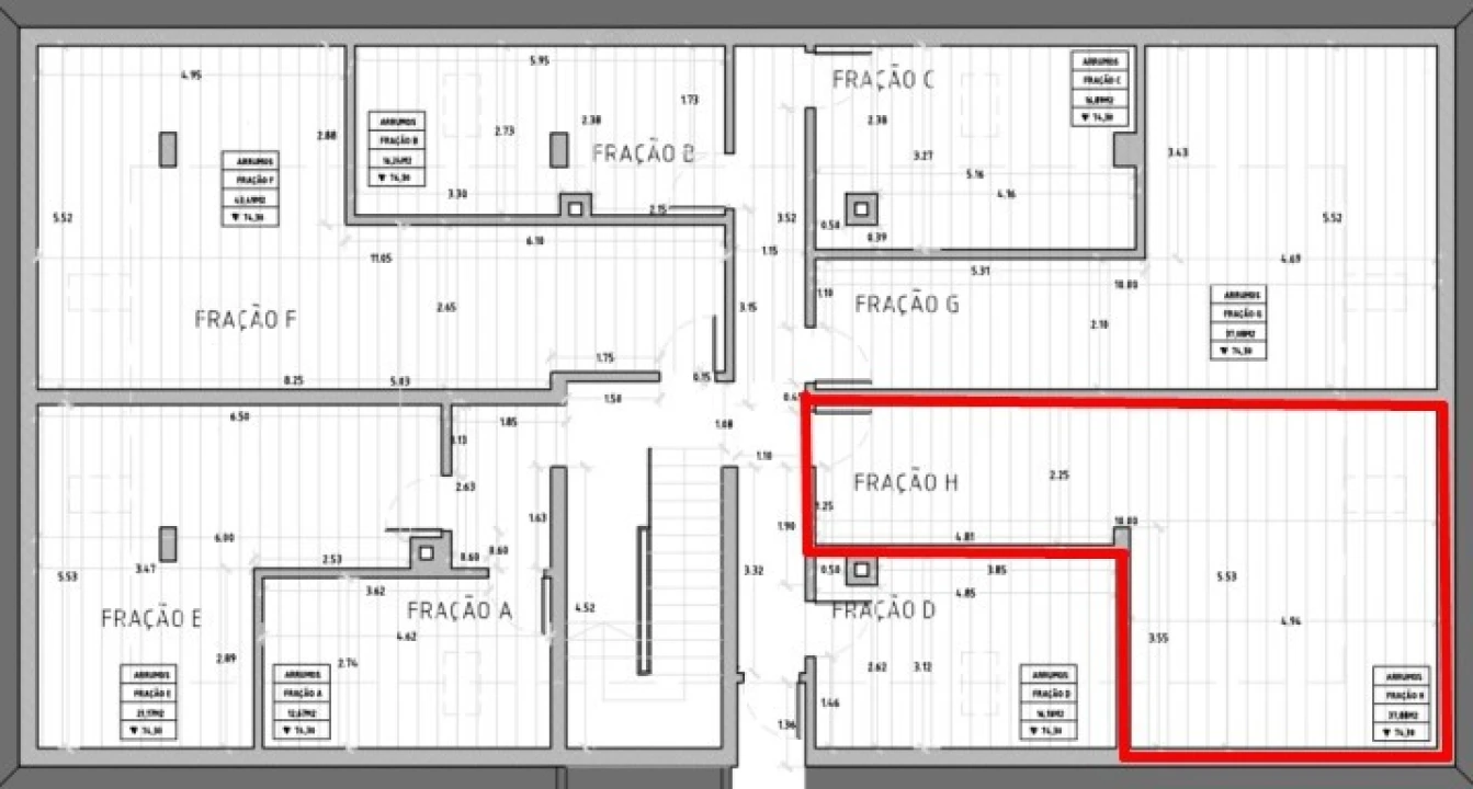 Apartamento T2 para Venda em Charneca de Caparica e Sobreda Planta 2