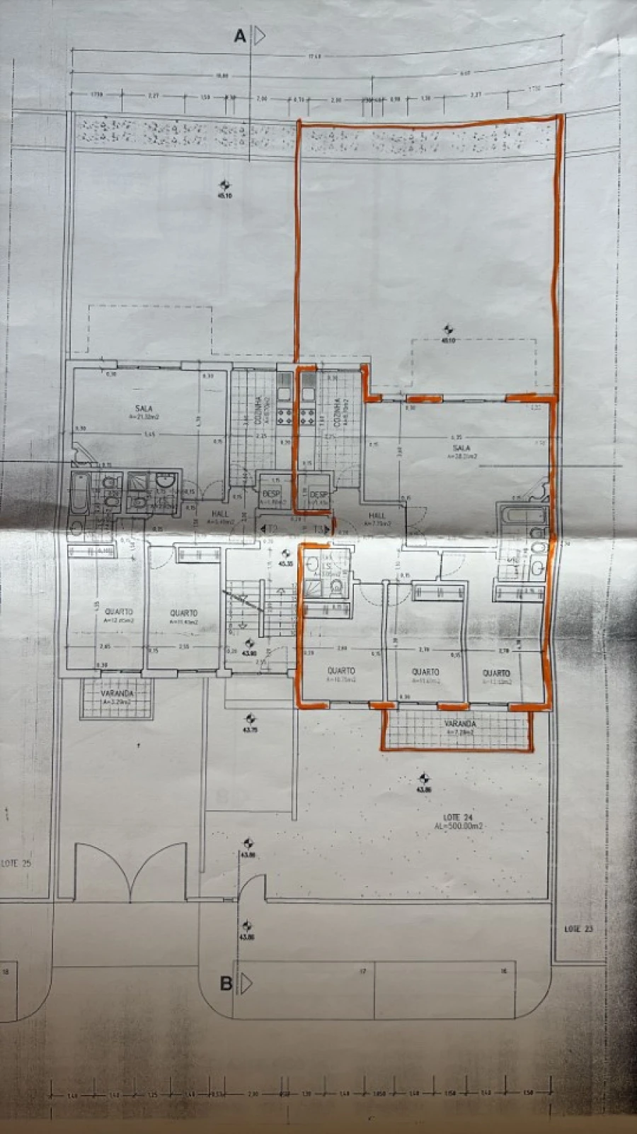 Apartamento T3 para Venda em Cascais e Estoril Planta 1