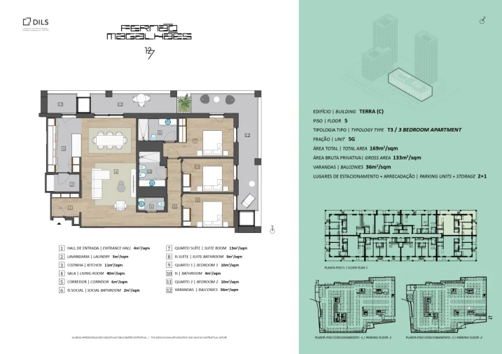 Apartamento T3 para Venda em Campanhã Planta 1