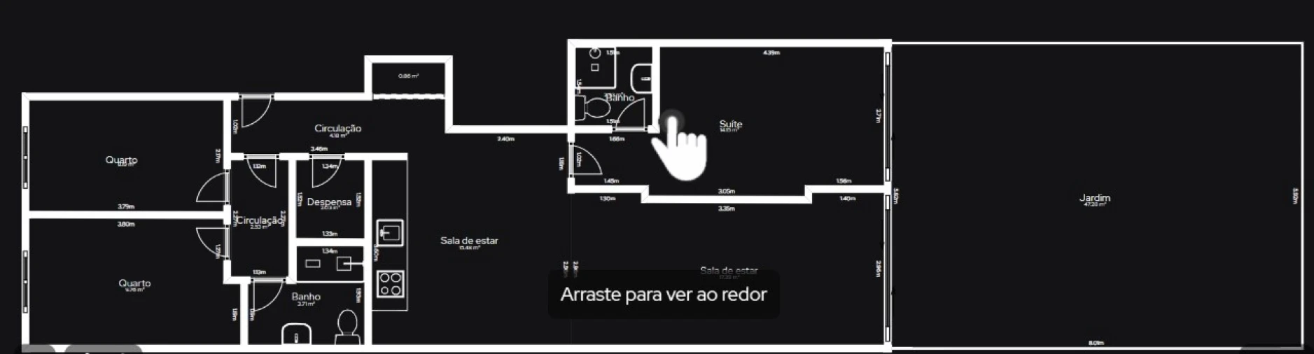 Apartamento T2 para Venda em Porto Covo Planta 1