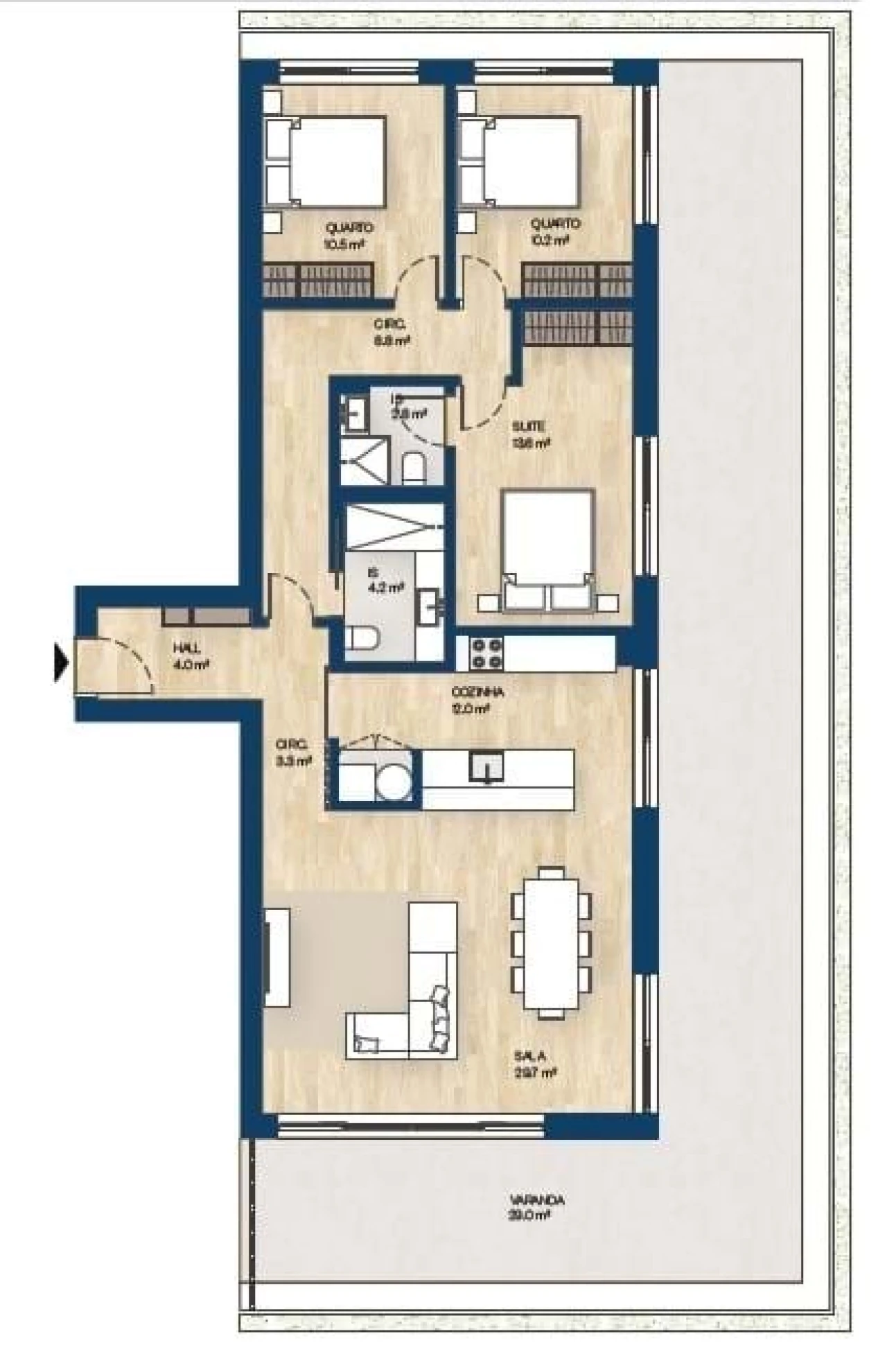 Apartamento T3 para Venda em Canidelo Foto 43