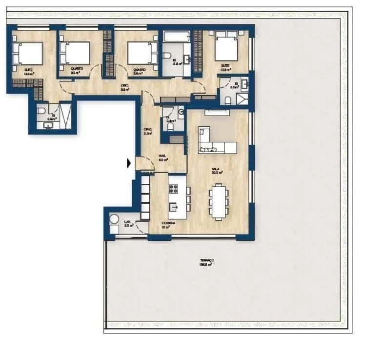 Apartamento T4 para Venda em Canidelo Foto 42