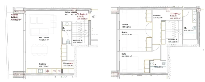 Apartamento T3 para Venda em Ramalde