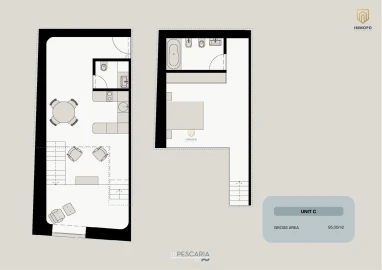Apartamento T1 para Venda em Santa Marinha e São Pedro da Afurada