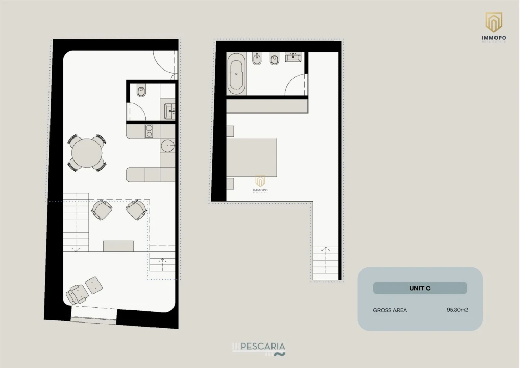 Apartamento T1 para Venda em Santa Marinha e São Pedro da Afurada Foto 19