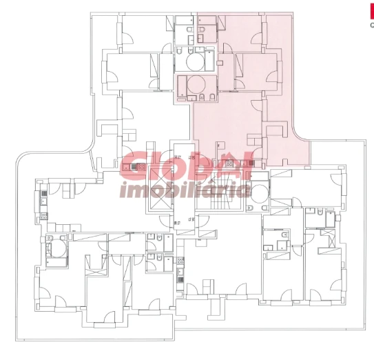 Apartamento T2 para Venda em Viseu Foto 2