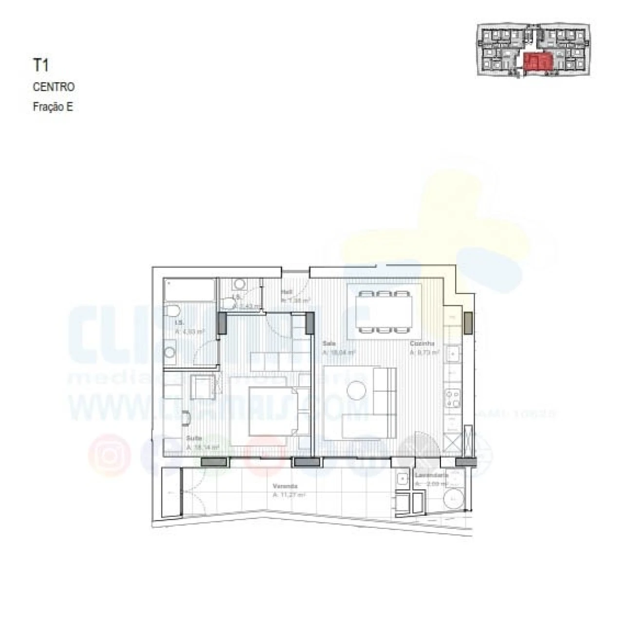 Apartamento T2 para Venda em Ferreiros e Gondizalves Foto 26