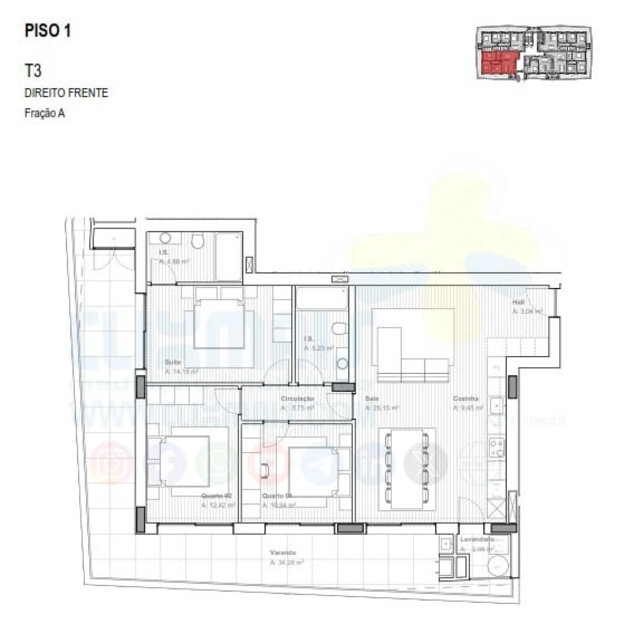 Apartamento T2 para Venda em Ferreiros e Gondizalves Foto 28