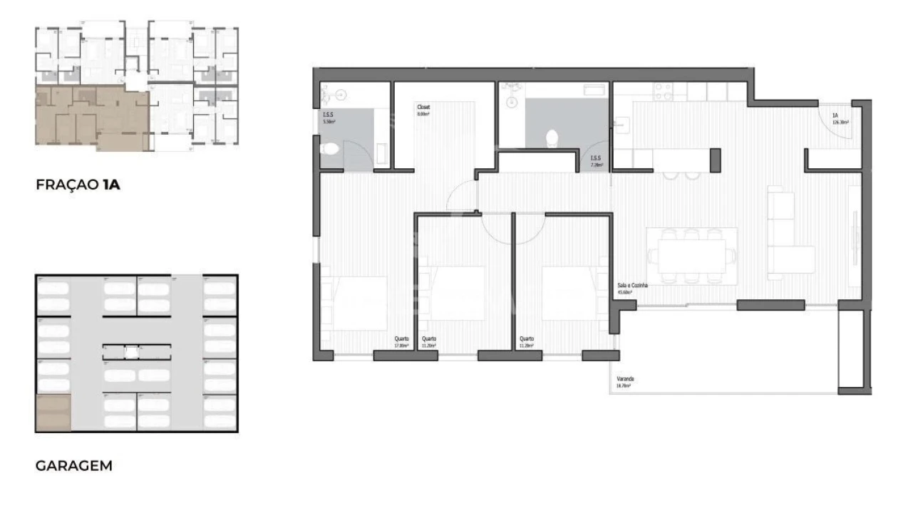 Apartamento T3 para Venda em Poiares (Santo Andre) Foto 11