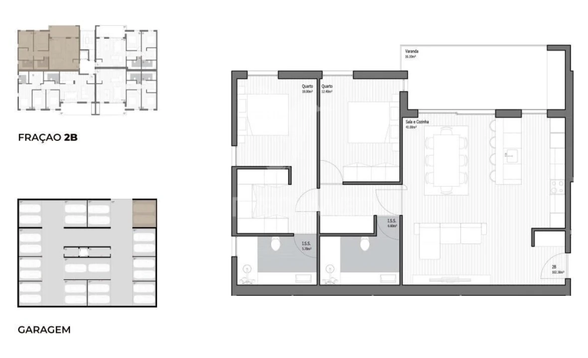 Apartamento T2 para Venda em Poiares (Santo Andre) Foto 11