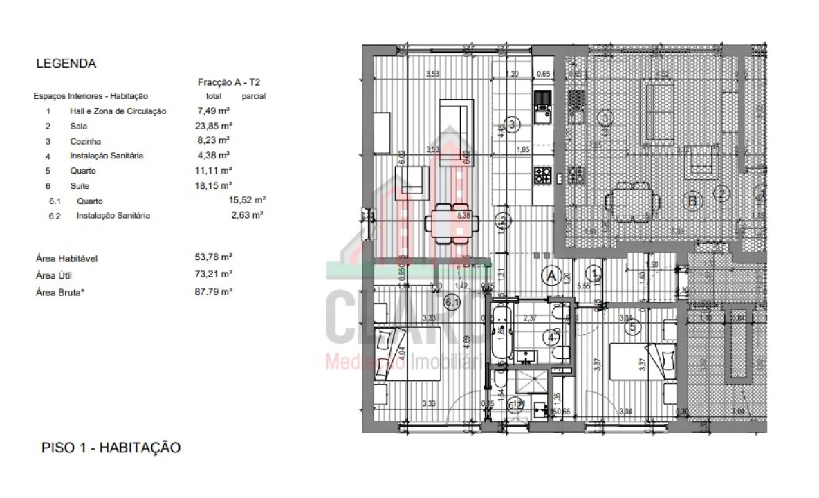 Apartamento T2 para Venda em Atouguia da Baleia Foto 23