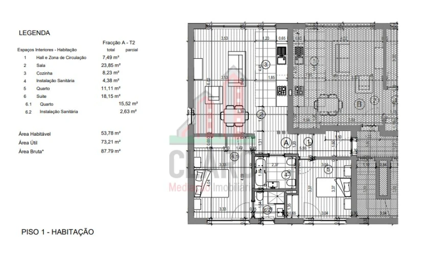 Apartamento T2 para Venda em Atouguia da Baleia Foto 23
