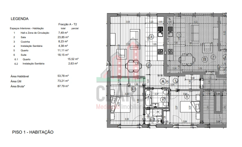 Apartamento T2 para Venda em Atouguia da Baleia Foto 23