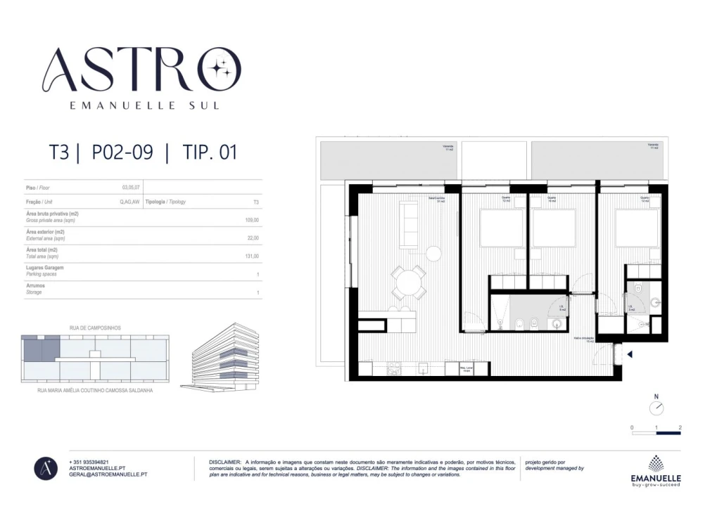Apartamento T3 para Venda em Matosinhos e Leça da Palmeira Foto 10