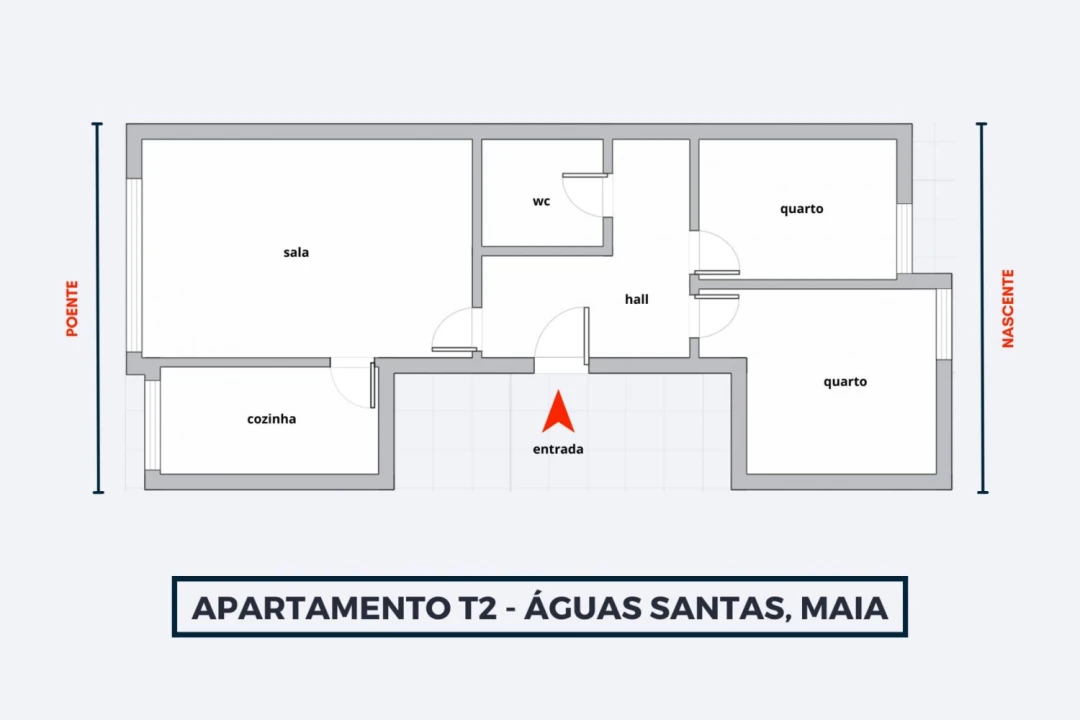 Apartamento T2 para Venda em Aguas Santas Foto 15