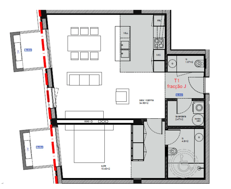 Apartamento T1 para Venda em São Bernardo Foto 20
