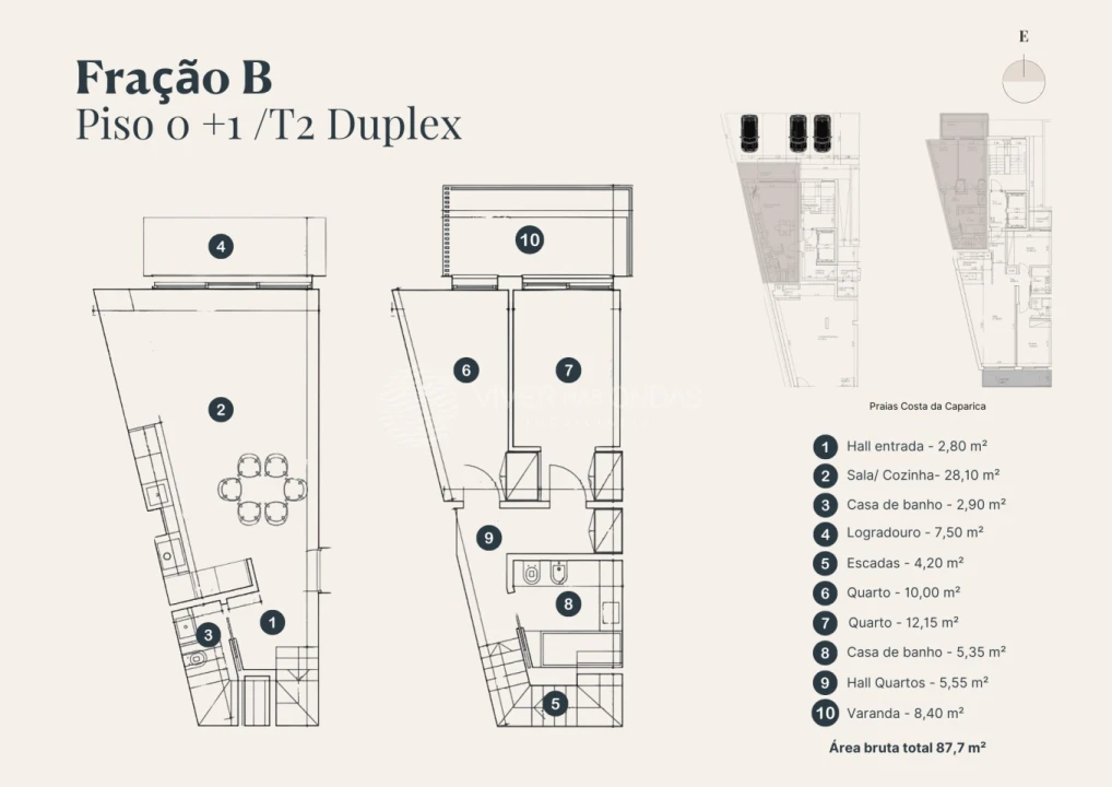 Apartamento T2 para Venda em Costa da Caparica Foto 19