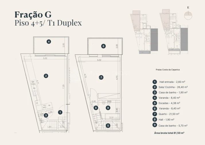 Apartamento T1 para Venda em Costa da Caparica Foto 18
