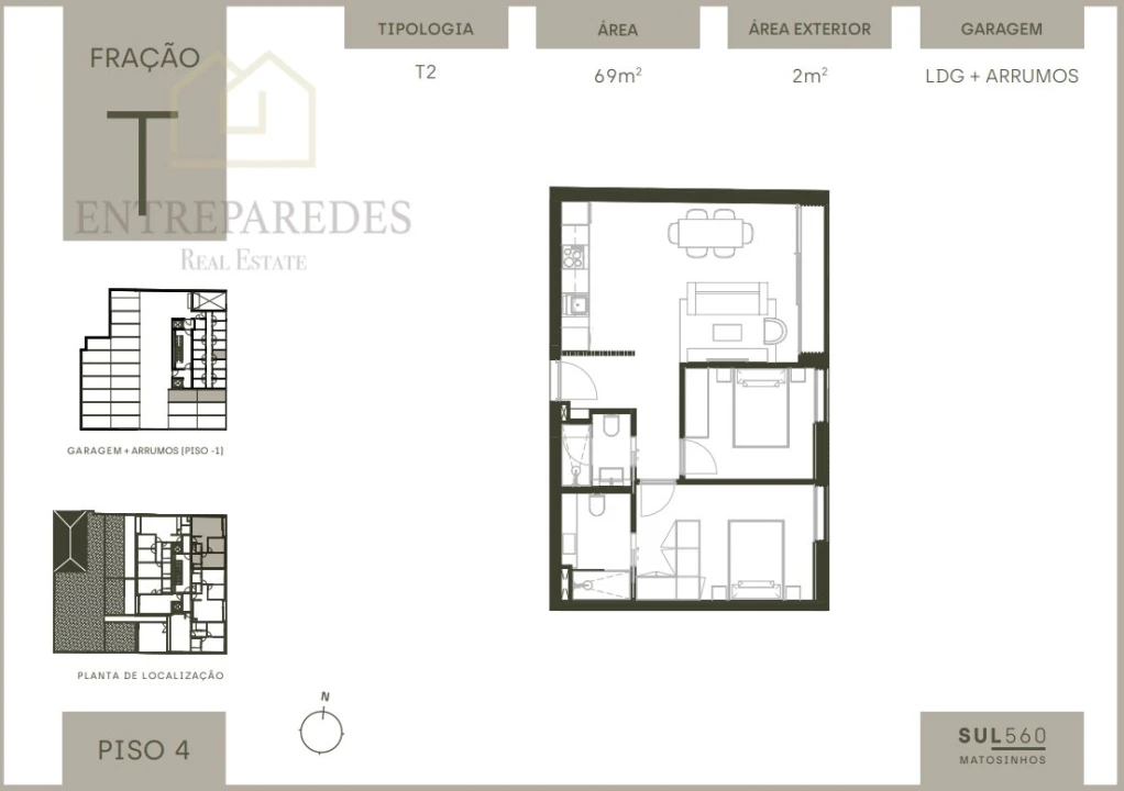 Apartamento T2 para Venda em Matosinhos e Leça da Palmeira Foto 13