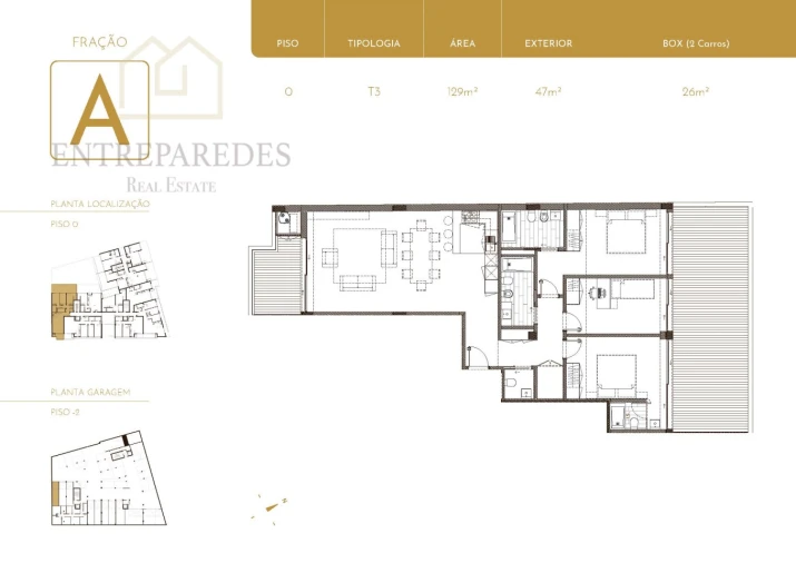 Apartamento T3 para Venda em São Felix da Marinha Foto 41