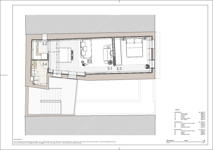 Apartamento T1 para Venda em Bonfim Planta 1