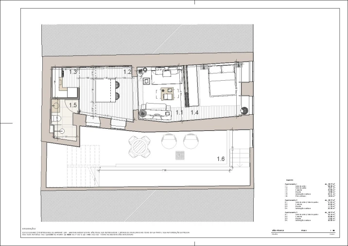 Apartamento T1 para Venda em Bonfim Planta 1