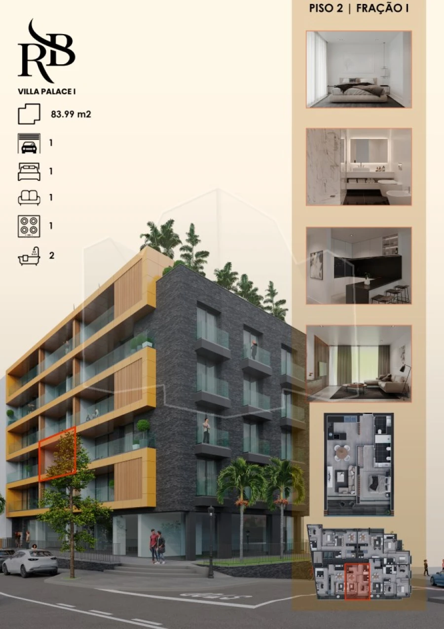 Apartamento T1 para Venda em Ribeira Brava Foto 14